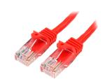 Описание и цена на лан кабел StarTech Cat5e Patch Cable with Snagless RJ45 Connectors - 1m, Red