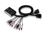 Описание и цена на KVM Aten 2-Port USB DVI/Audio Cable KVM Switch with Remote Port Selector, CS682