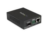 StarTech Gigabit Ethernet Fiber Media Converter with Open SFP Slot - адаптери и модули