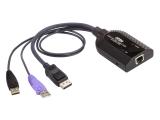 Aten KA7169 USB DisplayPort Virtual Media KVM Adapter with Smart Card Support - кабели и букси