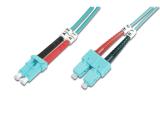 Описание и цена на оптичен кабел Digitus Professional OM4 LC/SC patch cable 1 m aqua