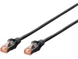 Digitus patch cable - CAT 6 - 10 m - black  лан кабел кабели и букси RJ45 Цена и описание.