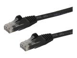 Описание и цена на лан кабел StarTech CAT6 Patch Cord, Snagless, ETL Verified, Black, 1.5m