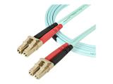 StarTech OM4 LC/LC Patch Cable, 1m, Aqua - кабели и букси