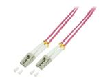 LogiLink Optical Fiber Duplex Patch Cable - 1 m - Erika Violet - кабели и букси