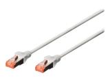 Digitus CAT 6 Patch Cable - White - 25cm - кабели и букси