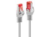 Lindy Cat 6 S/FTP Network Cable 1m, Grey - кабели и букси