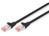 Описание и цена на лан кабел Digitus CAT 6 S/FTP patch cord 3m, black