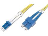 Описание и цена на оптичен кабел Digitus Fiber Optic Singlemode Patch Cord 3m, LC / SC