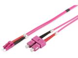 Описание и цена на оптичен кабел Digitus LC / SC OM4 Fiber Optic Multimode Patch Cord 5m DK-2532-05-4