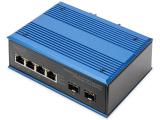 Описание и цена на 6 port Digitus Industrial 6-Port Gigabit Ethernet PoE Switch DN-651149