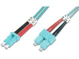Digitus LC/SC OM3 Fiber Optic Multimode Patch Cord 3m оптичен кабел кабели и букси LC/SC Цена и описание.