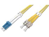 Описание и цена на оптичен кабел Digitus LC/ST OS2 Fiber Optic Singlemode Patch Cord 2m DK-2931-02