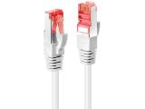 Lindy Cat 6 S/FTP Network Cable 0.5m, White лан кабел кабели и букси RJ-45 Цена и описание.