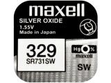 Описание и цена на Батерии и зарядни Maxell Бутонна батерия сребърна SR-731 SW / 329 
