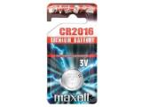 Maxell Бутонна литиева батерия CR-2016 3V 90mAh  Батерии и зарядни Цена и описание.