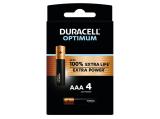 Описание и цена на Батерии и зарядни DURACELL Алкална батерия OPTIMUM  MX2400 LR03 AAA 4 бр. 