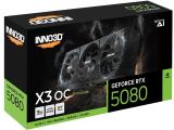 Inno3D GeForce RTX 5080 X3 OC 16GB GDDR7 снимка №3