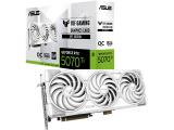 Представяне на видеокарта Asus TUF Gaming GeForce RTX 5070 Ti 16GB GDDR7 BTF White OC Edition