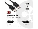 Club 3D DisplayPort 1.2 Cable HBR2 M/M 3m/9.84ft снимка №2 Club 3D DisplayPort 1.2 Cable HBR2 M/M 3m/9.84ft снимка №2