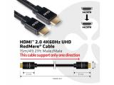 Club 3D HDMI 2.0 4K60Hz RedMere cable 15m/49.21ft снимка №4 Club 3D HDMI 2.0 4K60Hz RedMere cable 15m/49.21ft снимка №4