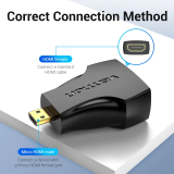 Vention Vention Адаптер Adapter Micro HDMI M / HDMI F Black - AITB0 AITB0 NEW снимка №4