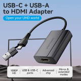 Vention Vention адаптер Adapter USB-C/A to HDMI F - ACYHB ACYHB NEW снимка №2