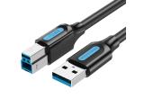 Нови модели и предложения за  кабели: Vention Кабел USB 3.0 AM / BM - 0.5M Black - COOBD