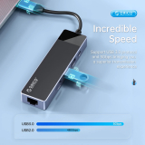Orico Orico докинг станция Docking Station Type-C - DM-10P-BK-BP - HDMI, USB-C, USB-A x 4, PD100W x 1, LAN (1Gbps), SD/TF DM-10P-BK-BP NEW снимка №6