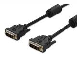 Assmann Cable DVI-D 18+1 Single Link M/M 2m black кабели видео DVI-D Цена и описание.