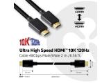 Club 3D Ultra High Speed HDMI Cable 10K 120Hz 48Gbps M/M 2 m снимка №4 Club 3D Ultra High Speed HDMI Cable 10K 120Hz 48Gbps M/M 2 m снимка №4