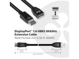 Club 3D DisplayPort 1.4 HBR3 Extension Cable 8K60Hz M/F 2m снимка №4 Club 3D DisplayPort 1.4 HBR3 Extension Cable 8K60Hz M/F 2m снимка №4