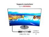 Club 3D DisplayPort 1.4 HBR3 Extension Cable 8K60Hz M/F 2m снимка №5 Club 3D DisplayPort 1.4 HBR3 Extension Cable 8K60Hz M/F 2m снимка №5