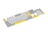 Marvo Custom Keycap Set PBT, 104 keys, White, Yellow, Gray - MARVO-KP-04-YL снимка №2