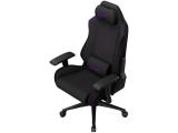 LORGAR CHA41, Ergonomic Gaming Chair Advanced, premium anti-stain fabric, Black/purple, LRG-CHA41-BK-PR снимка №3 LORGAR CHA41, Ergonomic Gaming Chair Advanced, premium anti-stain fabric, Black/purple, LRG-CHA41-BK-PR снимка №3