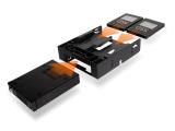 ICY Dock FLEX-FIT Trio MB343SP Dual 2.5 HDD/SSD & One 3.5 HDD/Device Front Bay to External 5.25 Bay Converter/ Mounting Kit снимка №2