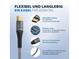 EFB Elektronik USB-C cable 100W PD 3.0 5A E-Marker Chip 1m grey USB-CC-00002 снимка №6 EFB Elektronik USB-C cable 100W PD 3.0 5A E-Marker Chip 1m grey USB-CC-00002 снимка №6