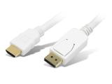 Описание и цена на LogiLink Cable DP to HDMI 2m white