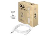 Описание и цена на Club 3D USB C to HDMI 2.0 UHD Cable Active M/M 1.8m