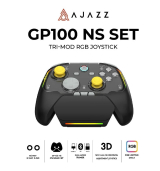 Ajazz Ajazz геймпад Gamepad Set GP100 NS - Hall Effect, 1000Hz, Wireless, Bluetooth, 1000Hz - Black, Gray, Yellow AJ-GP100-NS-SET-BK NEW снимка №3 Ajazz Ajazz геймпад Gamepad Set GP100 NS - Hall Effect, 1000Hz, Wireless, Bluetooth, 1000Hz - Black, Gray, Yellow AJ-GP100-NS-SET-BK NEW снимка №3