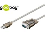 Описание и цена на Goobay cable USB2 A/M to serial DSUB9/M 1,5m