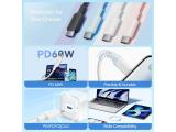 Vention Кабел USB 2.0 C M / USB-C M 1.0m White - TRCWF снимка №3 Vention Кабел USB 2.0 C M / USB-C M 1.0m White - TRCWF снимка №3