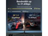 Vention Кабел Cable - Display Port v1.2 DP M / M Black 4K 1.5M - HAKBG снимка №4 Vention Кабел Cable - Display Port v1.2 DP M / M Black 4K 1.5M - HAKBG снимка №4