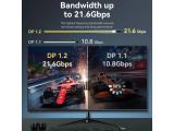 Vention Кабел Cable - Display Port v1.2 DP M / M Black 4K 1M - HAKBF снимка №4 Vention Кабел Cable - Display Port v1.2 DP M / M Black 4K 1M - HAKBF снимка №4
