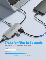 Vention Vention докинг станция Docking Station Type-C - TOJHB - HDMI x 1, USB3.0 x 3, USB-C PD100W x 1, SD/TF TOJHB NEW снимка №2 Vention Vention докинг станция Docking Station Type-C - TOJHB - HDMI x 1, USB3.0 x 3, USB-C PD100W x 1, SD/TF TOJHB NEW снимка №2