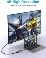 Vention Vention докинг станция Docking Station Type-C - TOJHB - HDMI x 1, USB3.0 x 3, USB-C PD100W x 1, SD/TF TOJHB NEW снимка №6 Vention Vention докинг станция Docking Station Type-C - TOJHB - HDMI x 1, USB3.0 x 3, USB-C PD100W x 1, SD/TF TOJHB NEW снимка №6