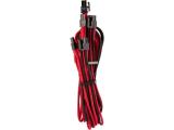 Corsair Premium individually sleeved PCI-E cable 65 cm, Black/Red кабели захранващи PCI-E Цена и описание.