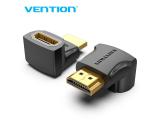 Vention Right Angled HDMI Adapter M/F, AINB0 адаптери видео HDMI Цена и описание.