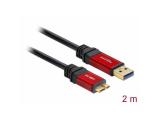 DeLock Cable USB 3.0 Type-A male > USB 3.0 Type Micro-B male 2 m Premium снимка №2