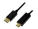 кабели: LogiLink HDMI to DisplayPort Cable 2 m, CV0127